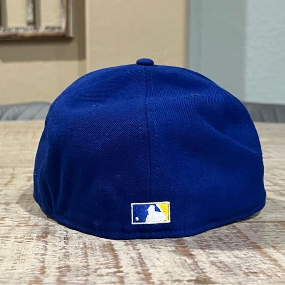 Milwaukee Brewers Blue 59fifty New Era Fitted Baseball Hat - Picture 5 of 9